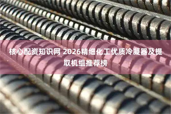 核心配资知识网 2026精细化工优质冷凝器及提取机组推荐榜
